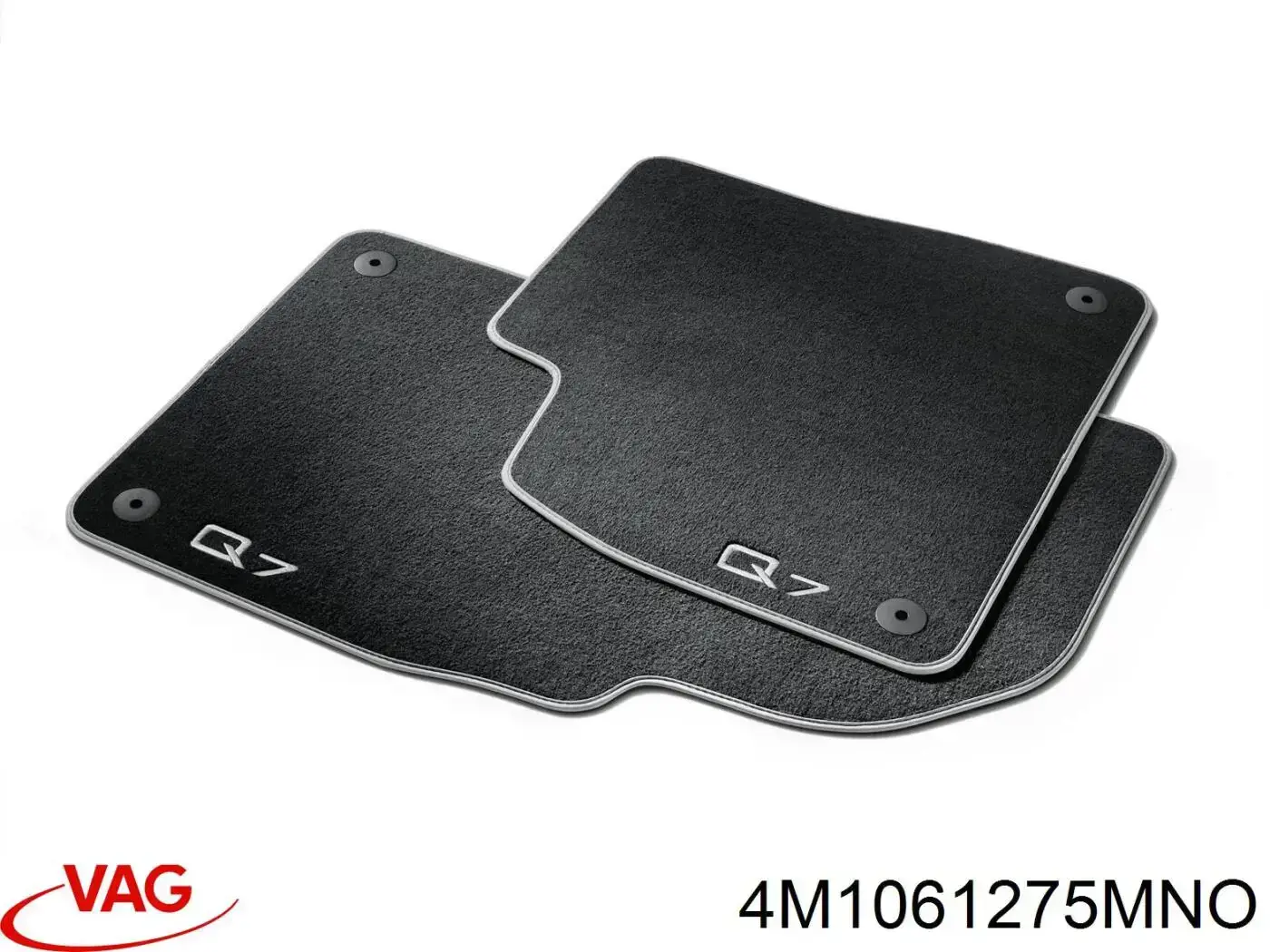 4M1061275MNO VAG Juego de alfombrillas delanteras, 2 piezas