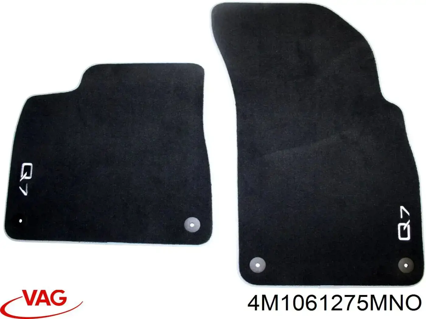 Juego de alfombrillas delanteras, 2 piezas VAG 4M1061275MNO precio, desde 146,84 EUR