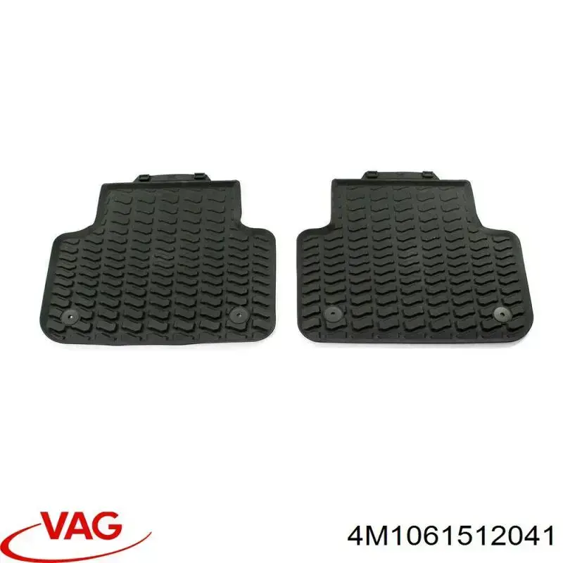 Juego de alfombrillas traseras, 2 piezas VAG 4M1061512041 precio, desde 96,05 EUR