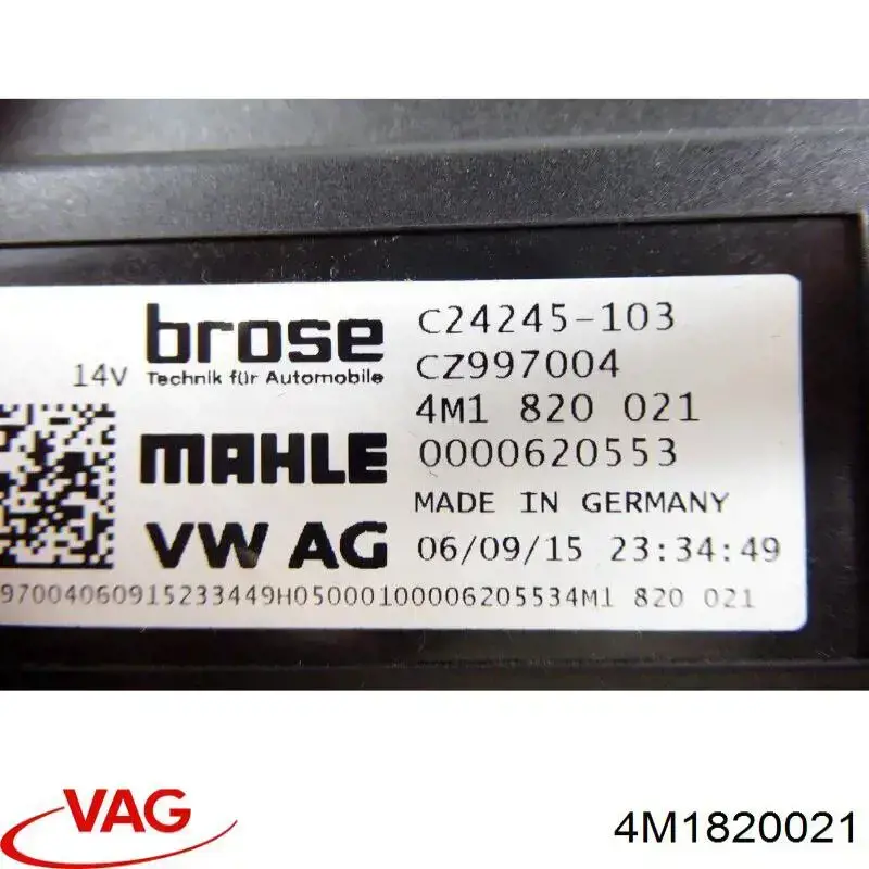 Comprar 4M1820021 VAG Motor de calefacción