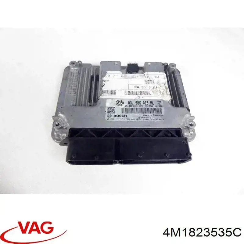 Cable de apertura del capó trasero 4M1823535C VAG