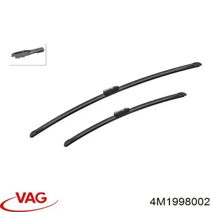 Escobillas de limpiaparabrisas delanteras VAG 4M1998002