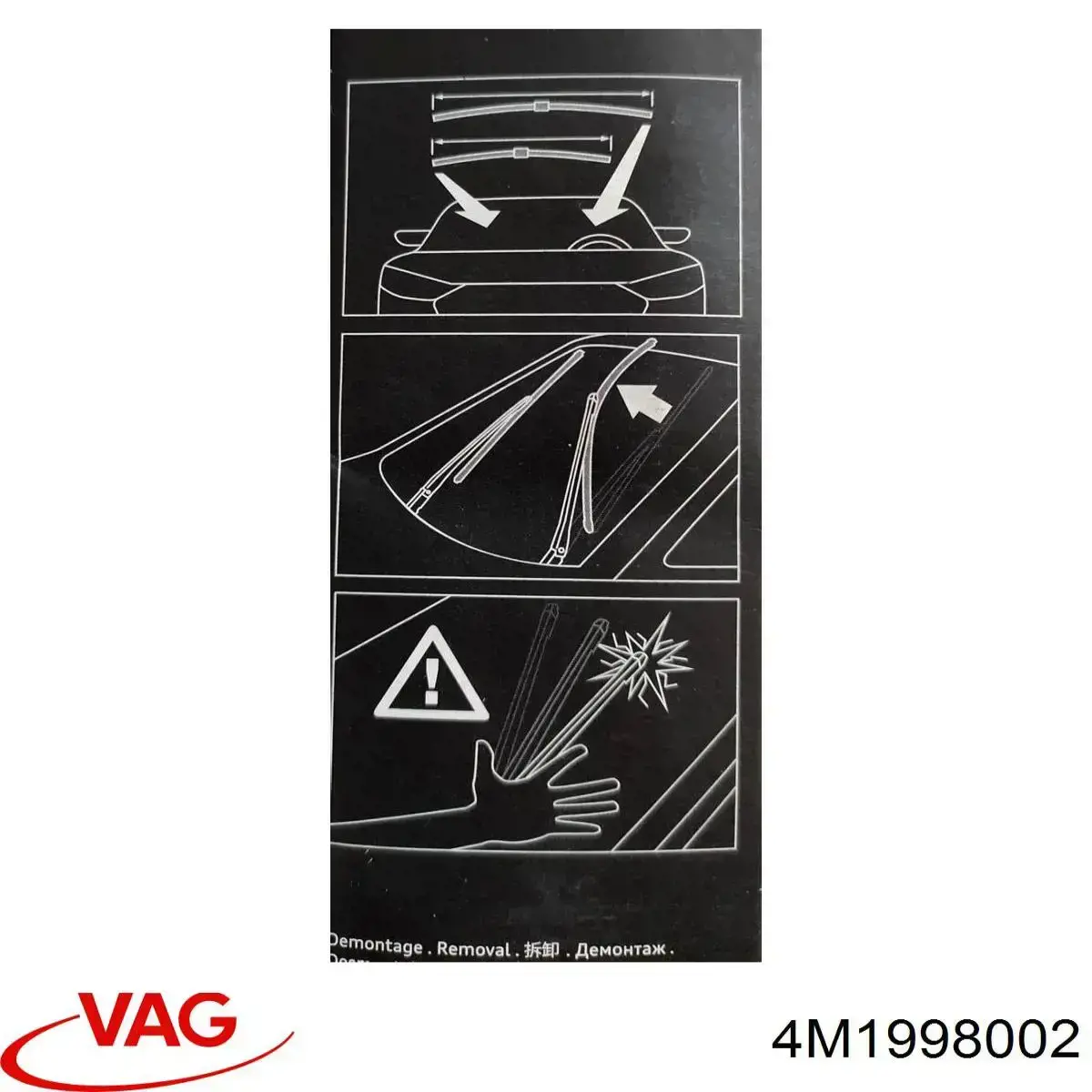 Escobillas delanteras VAG 4M1998002 precio, desde 32,97 EUR