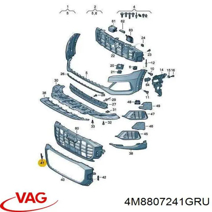 4M8807241GRU VAG