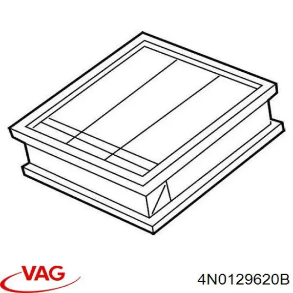 4N0129620B VAG filtro de aire