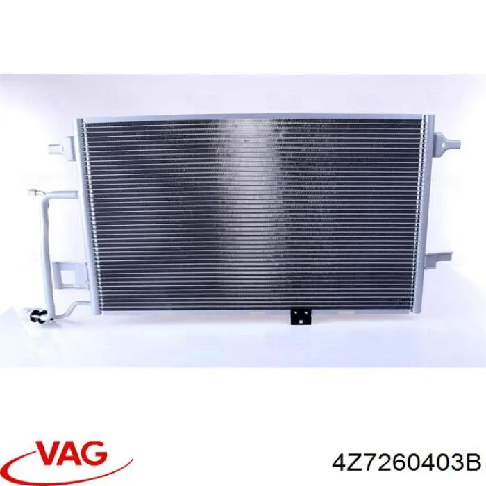 4Z7260403B VAG condensador aire acondicionado