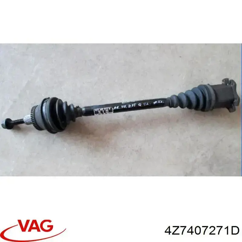 Comprar 4Z7407271D VAG Semieje delantero izquierdo