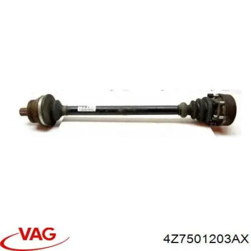 4Z7501203AX VAG Semieje trasero