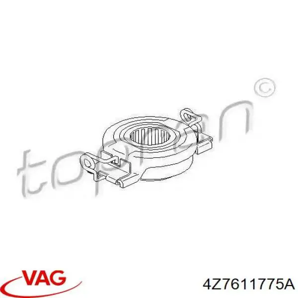 Tubo liquido de freno trasero VAG 4Z7611775A