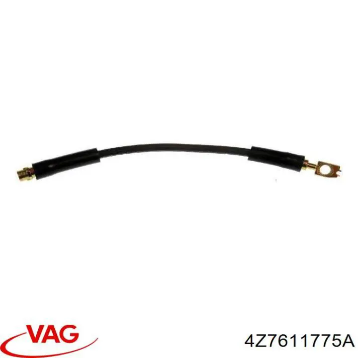 4Z7611775A VAG tubo flexible de frenos trasero