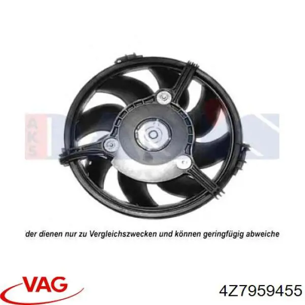Comprar 4Z7959455 VAG Ventilador del motor