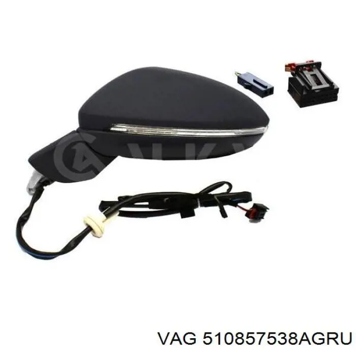 Cubierta de espejo retrovisor derecho Alkar 6342184