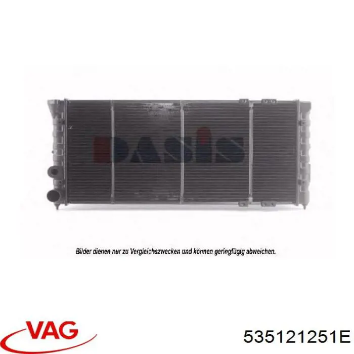 Radiador 730509 VALEO