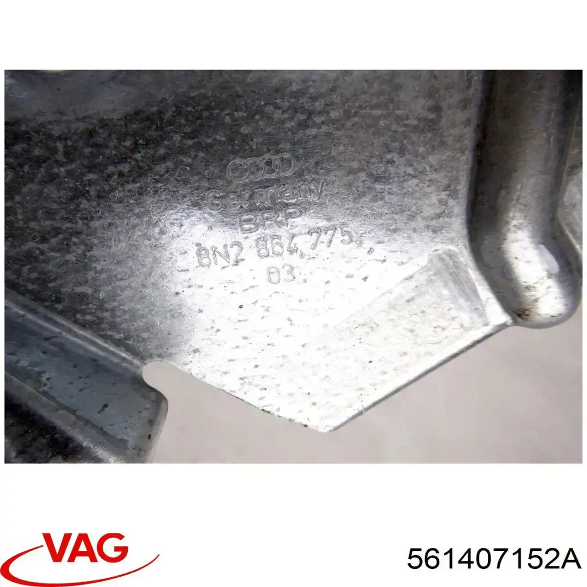 Brazo inferior derecho de la suspensión delantera VAG 561407152A