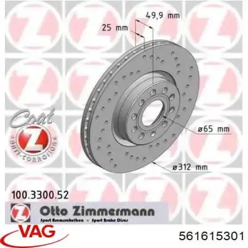 561615301 VAG Discos