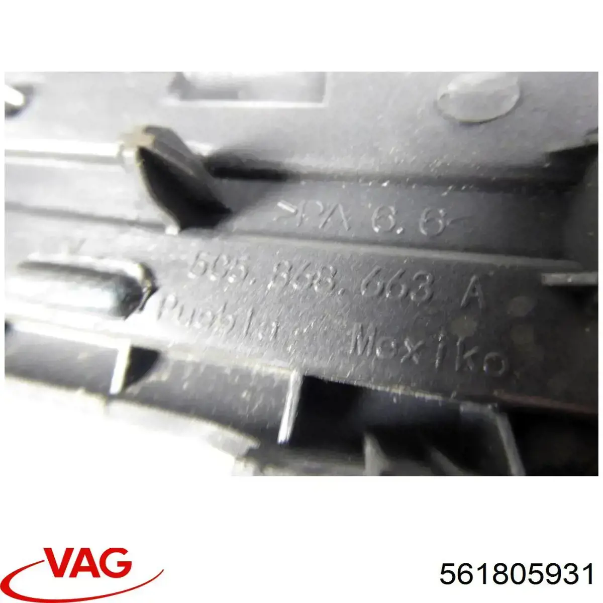 Adaptador para montaje de faros delantero izquierdo VAG 561805931