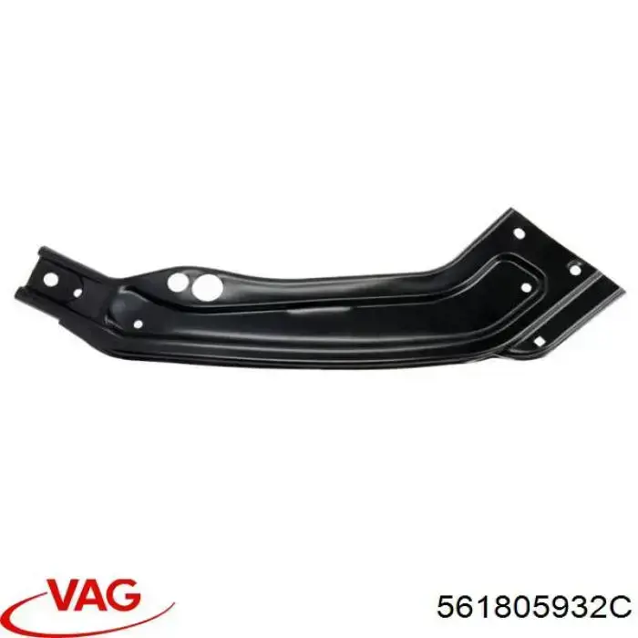 Soporte derecho del radiador (panel de montaje para faros) VAG 561805932C precio, desde 14,38 EUR