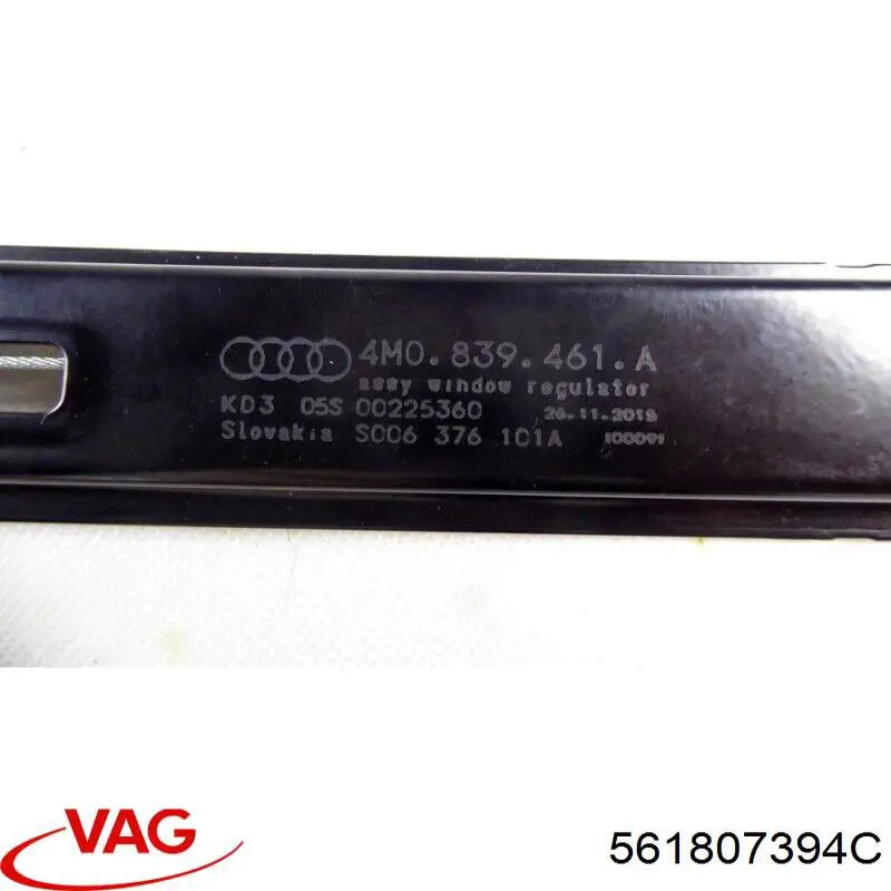 Soporte del parachoques trasero derecho VAG 561807394C precio, desde 16,77 EUR