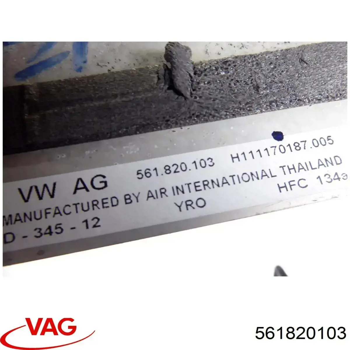 Comprar 561820103 VAG Evaporador de aire acondicionado