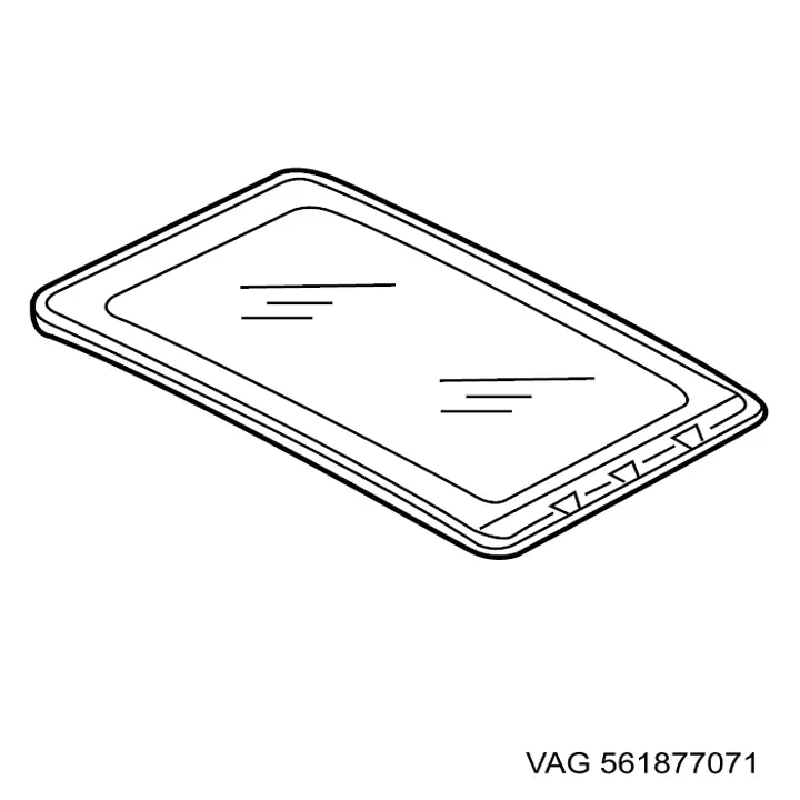 Tapa de techo solar VOLKSWAGEN Passat (A32, A33, B7)