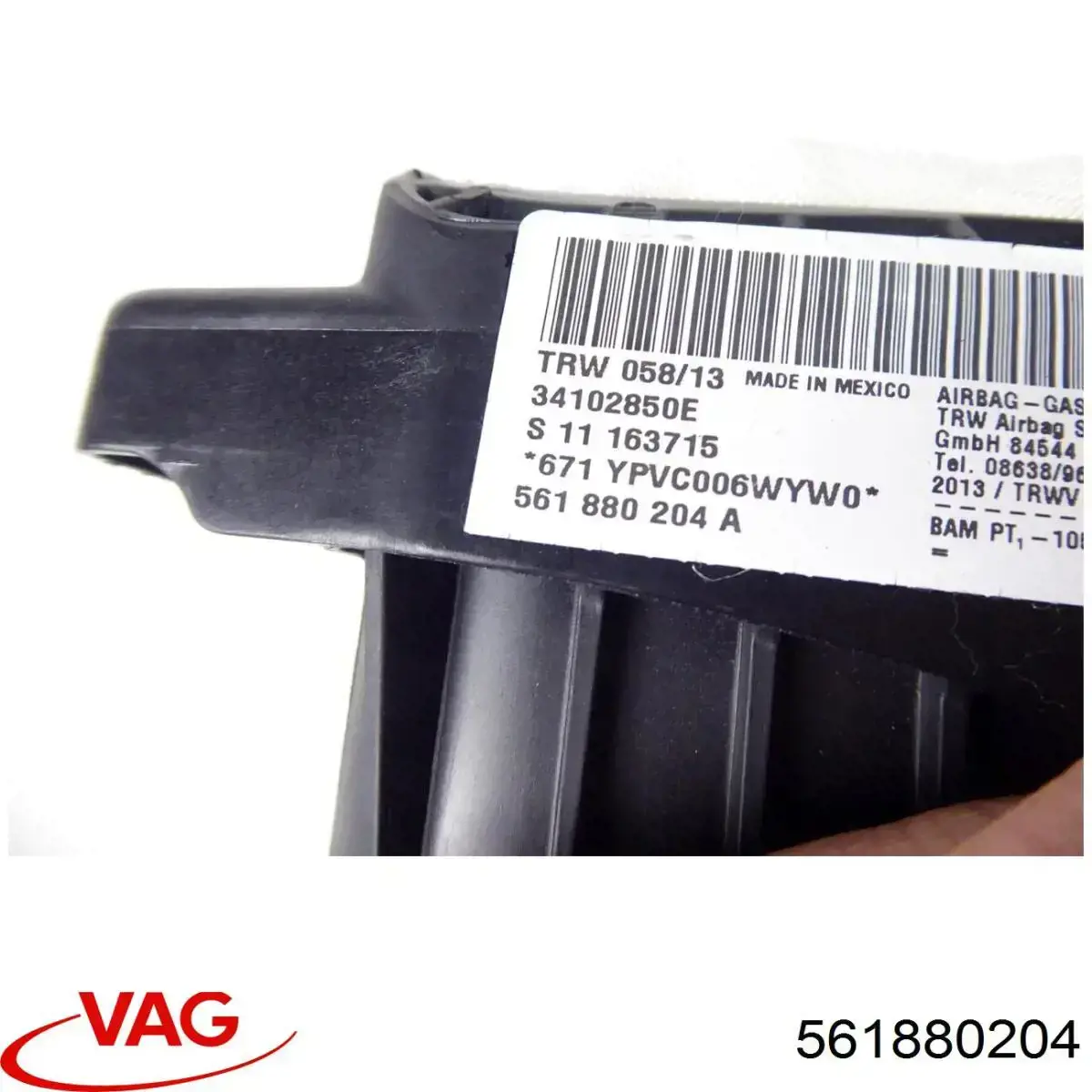 Airbag lateral del pasajero VOLKSWAGEN Passat (A32, A33, B7)