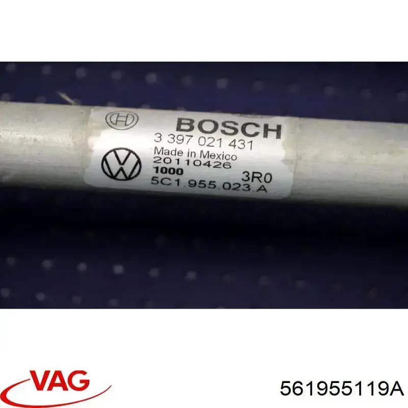 Comprar 561955119A VAG Motor limpiaparabrisas