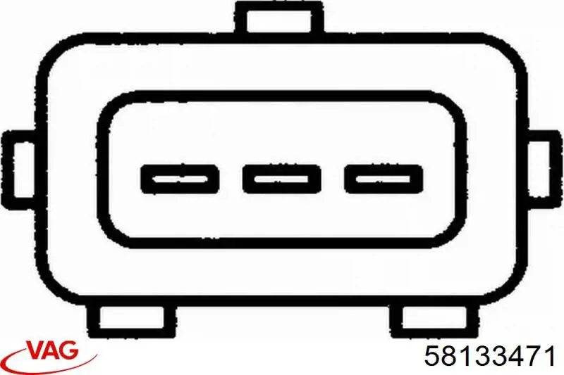 Caudalímetro 58133471 VAG