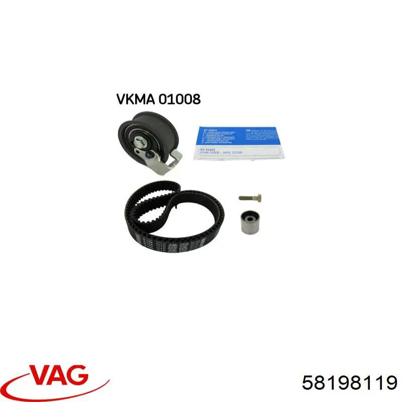 58198119 VAG kit de correa de distribución
