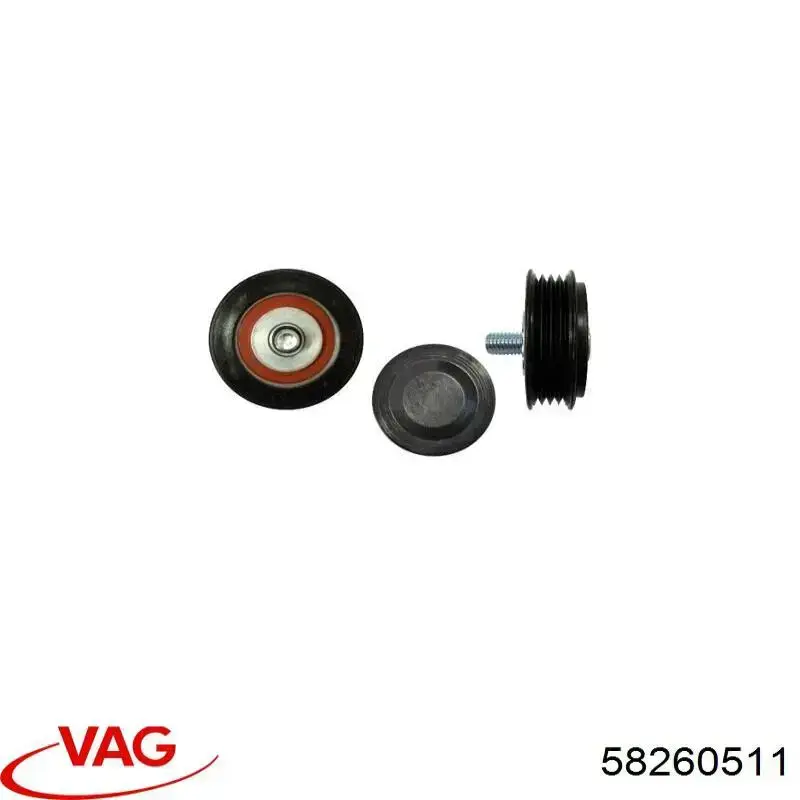 Tensor de correa poli V 58260511 VAG