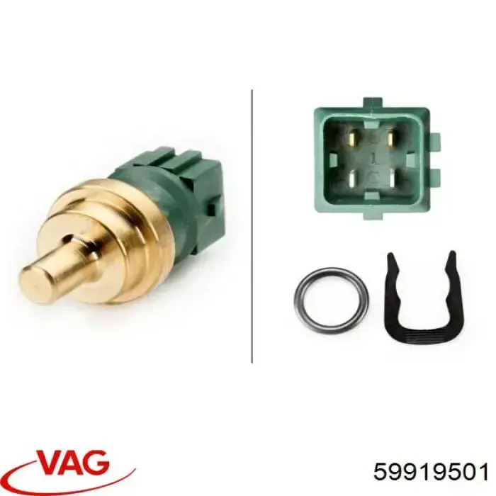 Sensor de temperatura del refrigerante VAG 59919501 precio, desde 7,61 EUR