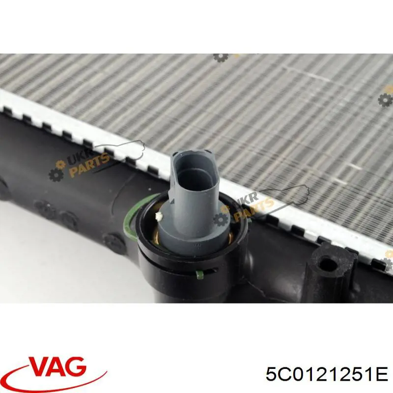Radiador 5C0121251E VAG