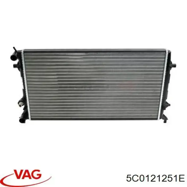 5C0121251E VAG radiador refrigeración del motor