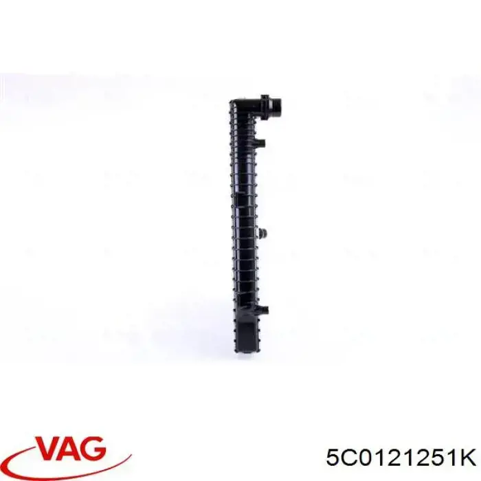 Radiador 5C0121251K VAG