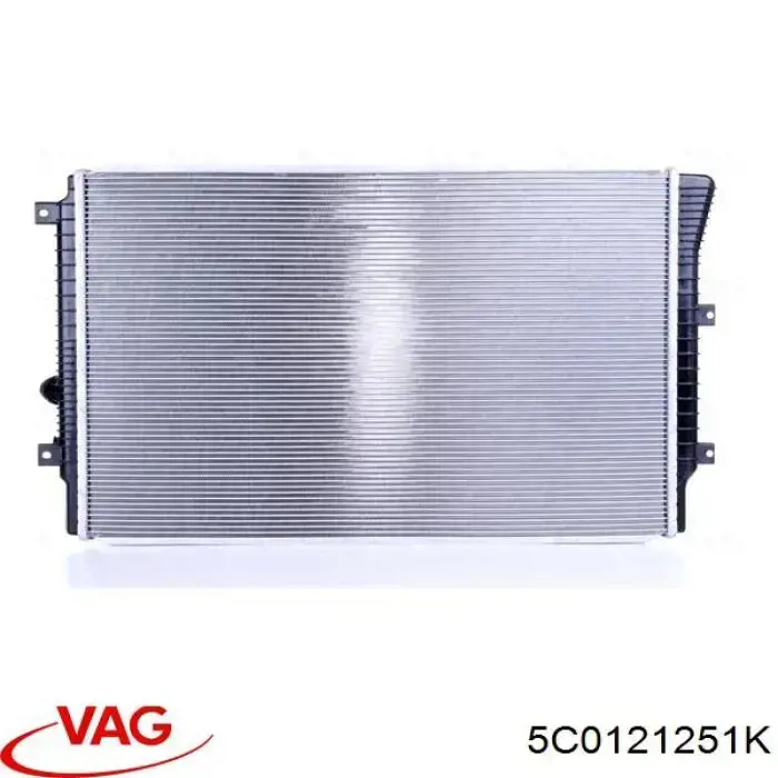 Radiador de água TYC 613WVA16732