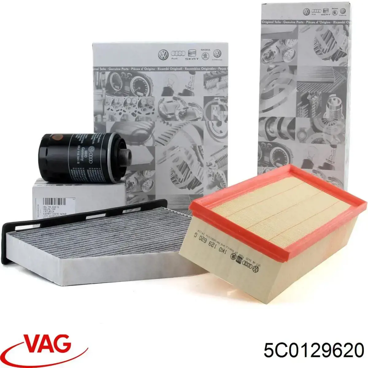 Filtro de aire Volkswagen Golf 5 1K1