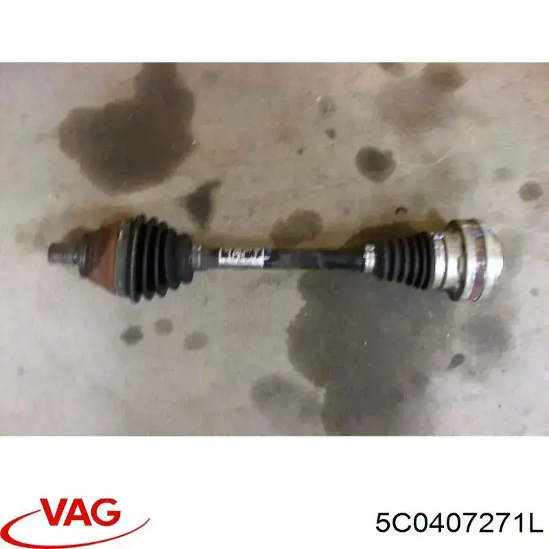 5C0407271L VAG Semieje delantero izquierdo