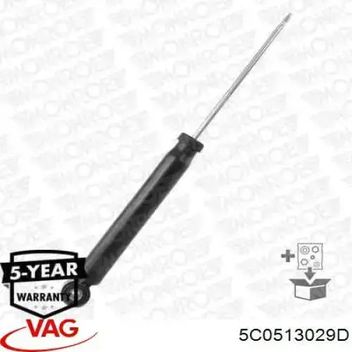 Comprar 5C0513029D VAG Amortiguador trasero