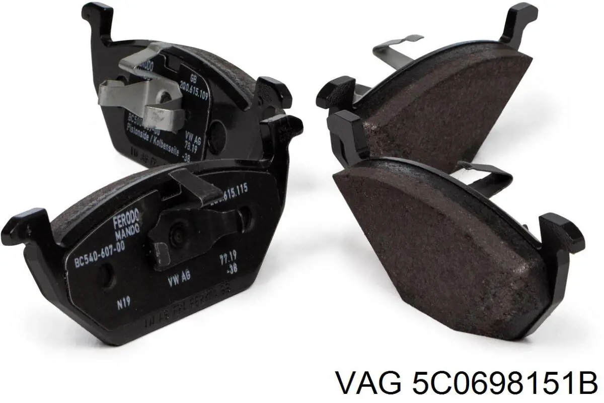 Pastillas de freno delanteras Seat Ibiza 5 KJ1, KJG