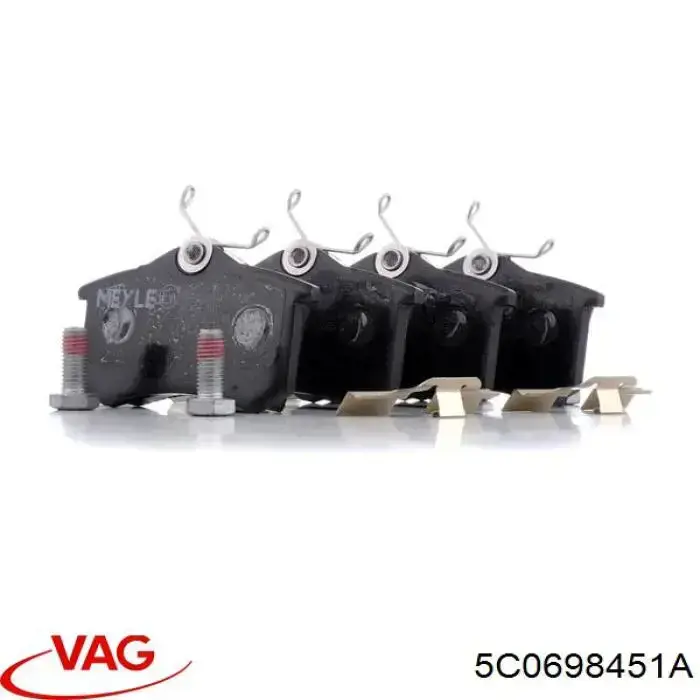 Pastillas traseras de freno VAG 5C0698451A precio, desde 17,82 EUR