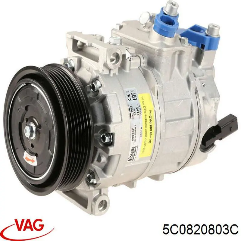 Compresor de aire acondicionado 5C0820803C VAG