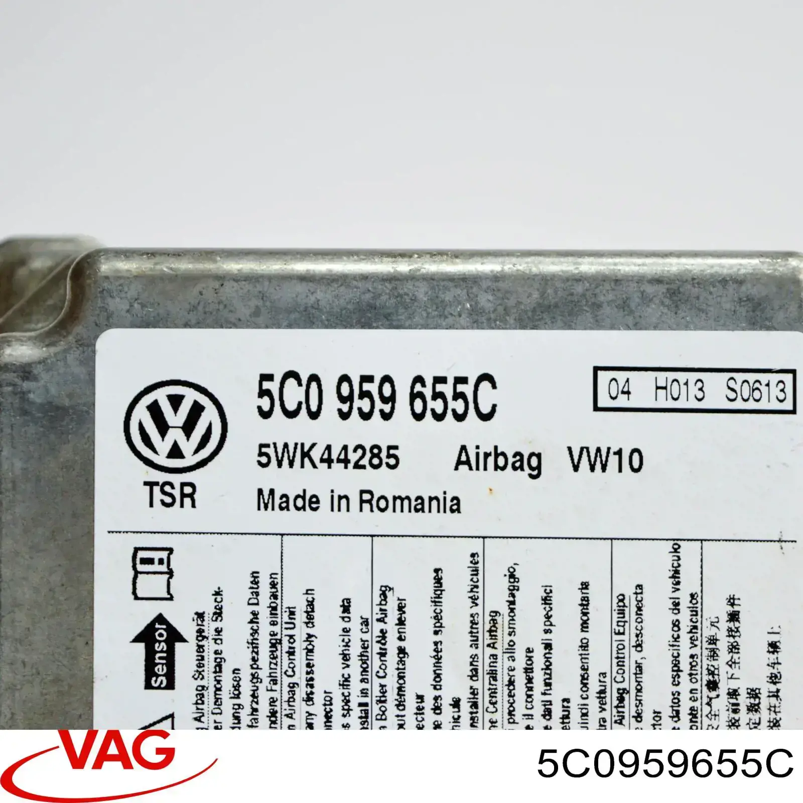 5C0959655C VAG Módulo de control de airbag