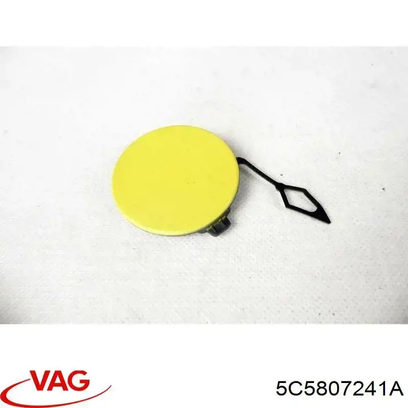 5C5807241A VAG Cobertura de parachoques, enganche de remolque, delantera 