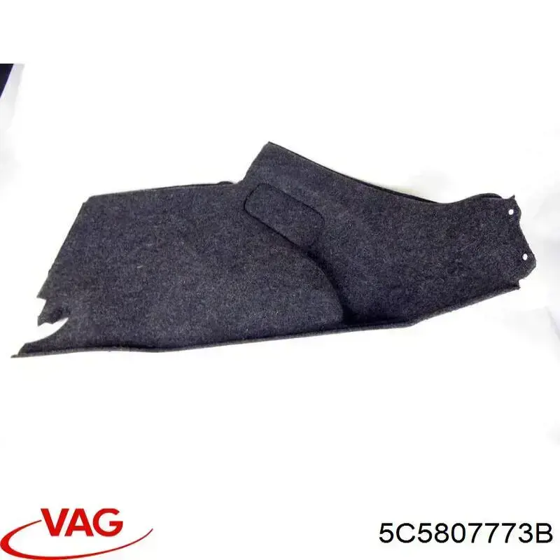 Soporte de parachoques delantero izquierdo 5C5807773B VAG