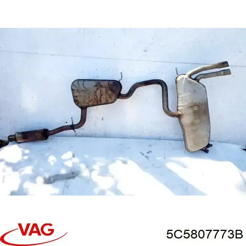Soporte de parachoques delantero izquierdo VAG 5C5807773B