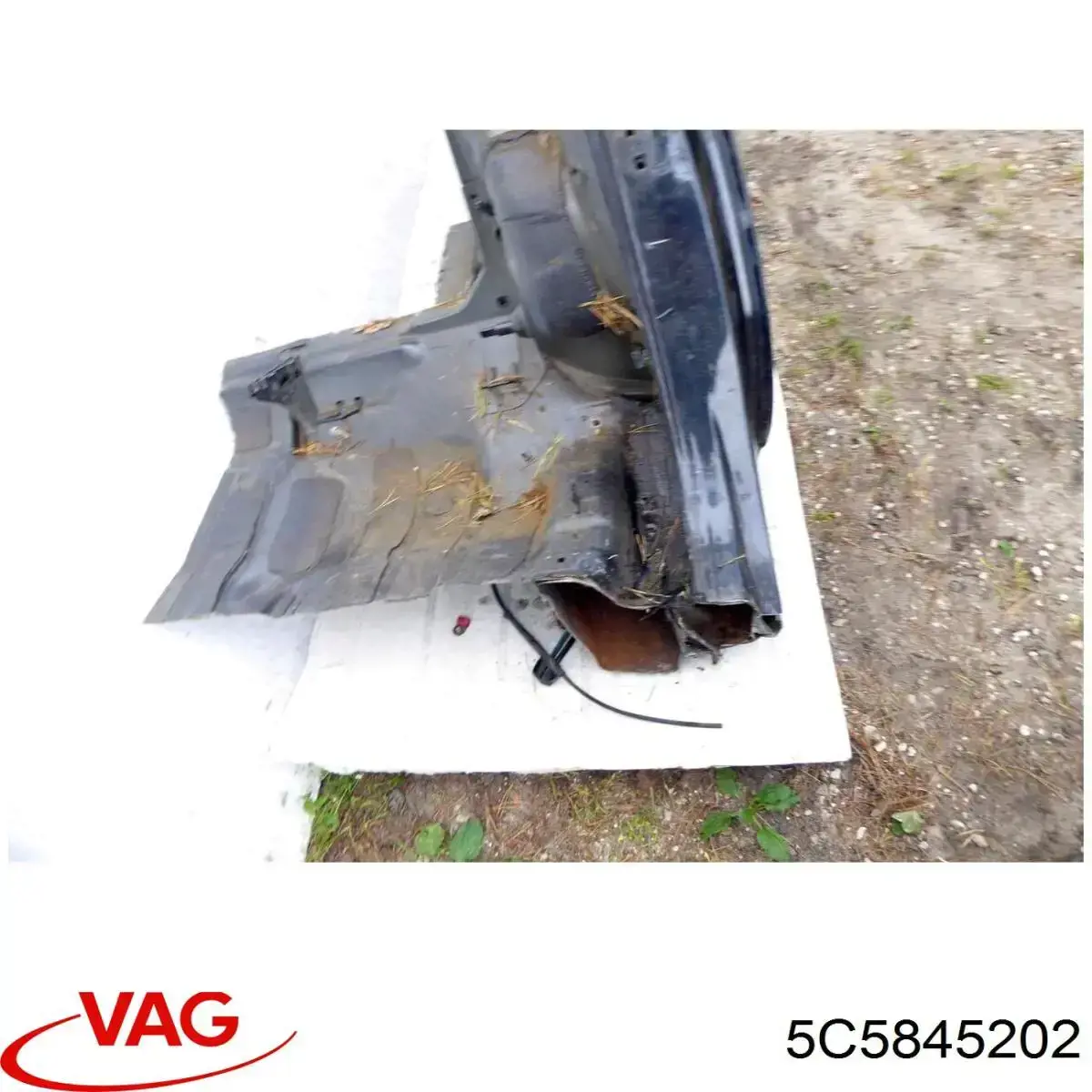 Comprar 5C5845202 VAG Cristal de puerta delantera derecha