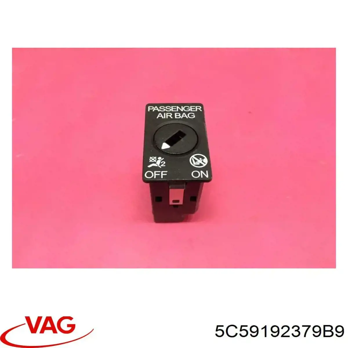 Interruptor de desactivación del airbag del pasajero VAG 5C59192375PR
