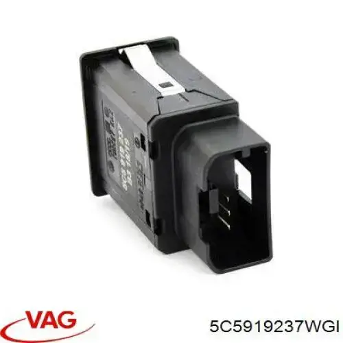 5C5919237WGI VAG Interruptor de desactivación del airbag del pasajero