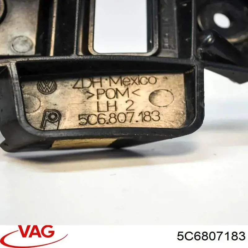 5C6807183 VAG Soporte delantero izquierdo para aleta delantera