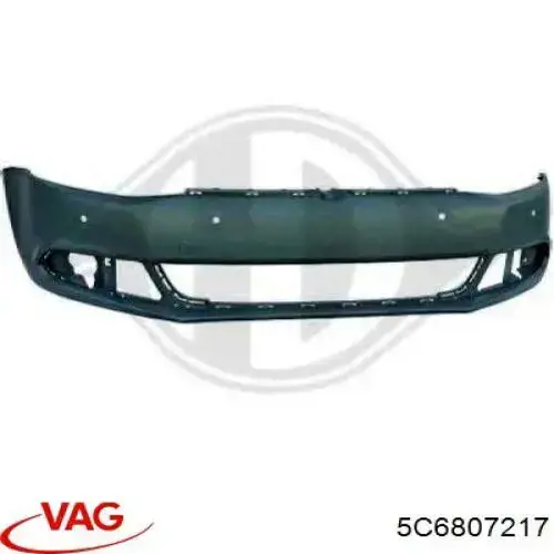 Parachoques delantero VAG 5C6807217 precio, desde 67,96 EUR