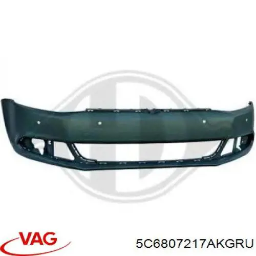 Parachoques delantero VAG 5C6807217AKGRU precio, desde 197,51 EUR